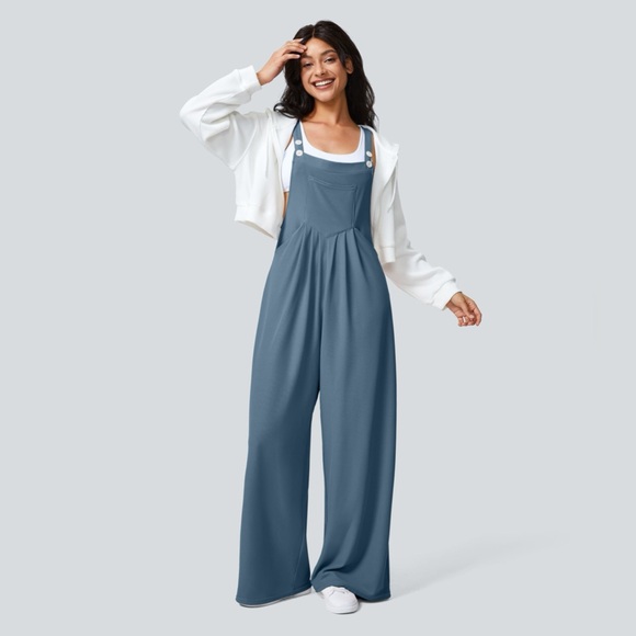 HALARA Pants - Halara casual waffle overalls NWT
